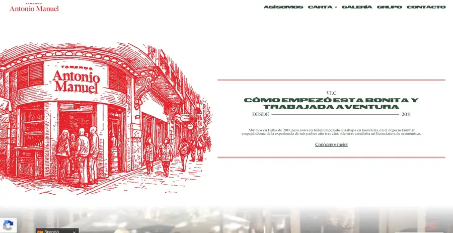 Sección Así somos de Taberna Antonio Manuel